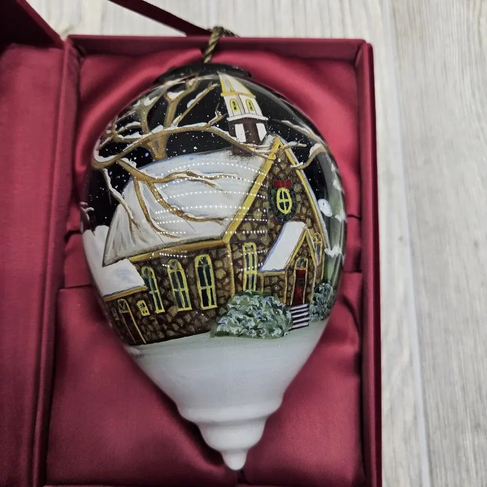 Ne'Qwa Art Oh Come All Ye Faithful Ornament by‎ Susan Winget COA & Box 7151168